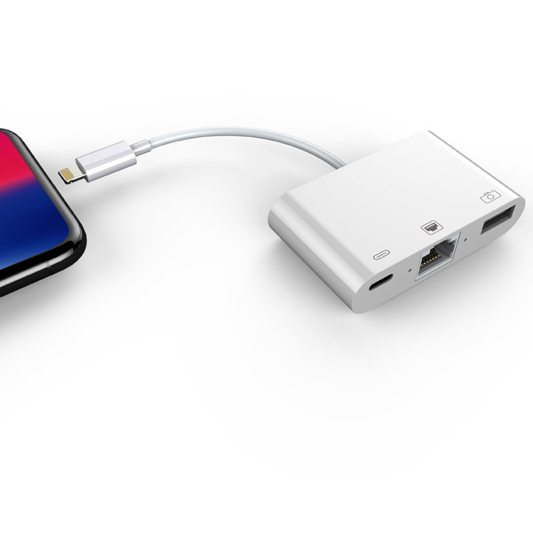 メーカーrj45イーサネット携帯電話アダプタusb + 充電百兆/ギガビット三合一ネット変換器|undefined