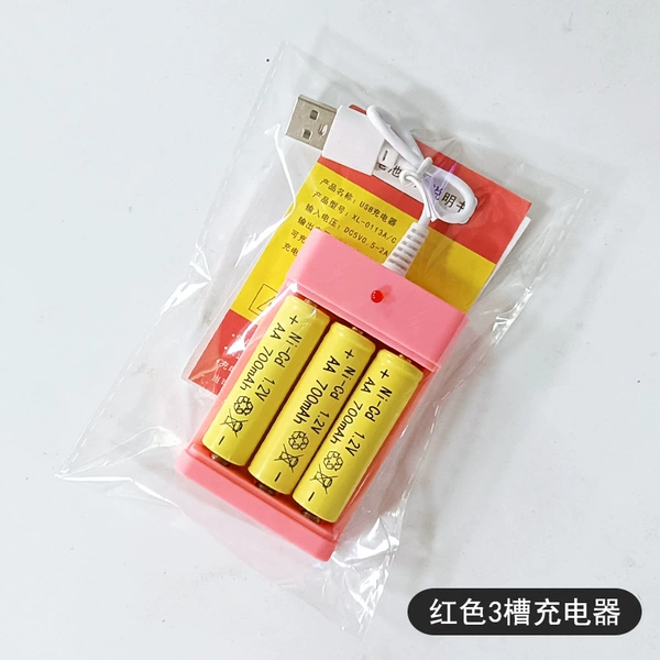3 slot and line USB red+charging 5 battery