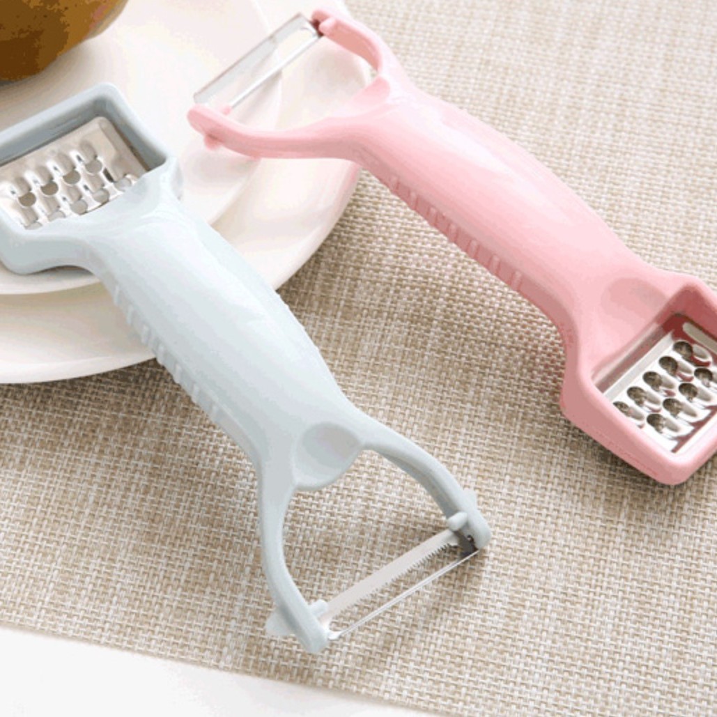 Engrosamiento de color nórdico multi-funcional de doble cabeza pelador de doble propósito pelador cepilladora rallador al por mayor