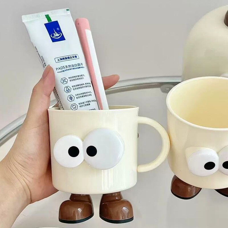かわいいマウスウォッシュカップ、歯磨きカップ、カップルペア歯ブラシカップ、子供用ウォッシュカップ、家庭用新型歯ブラシカップ|undefined