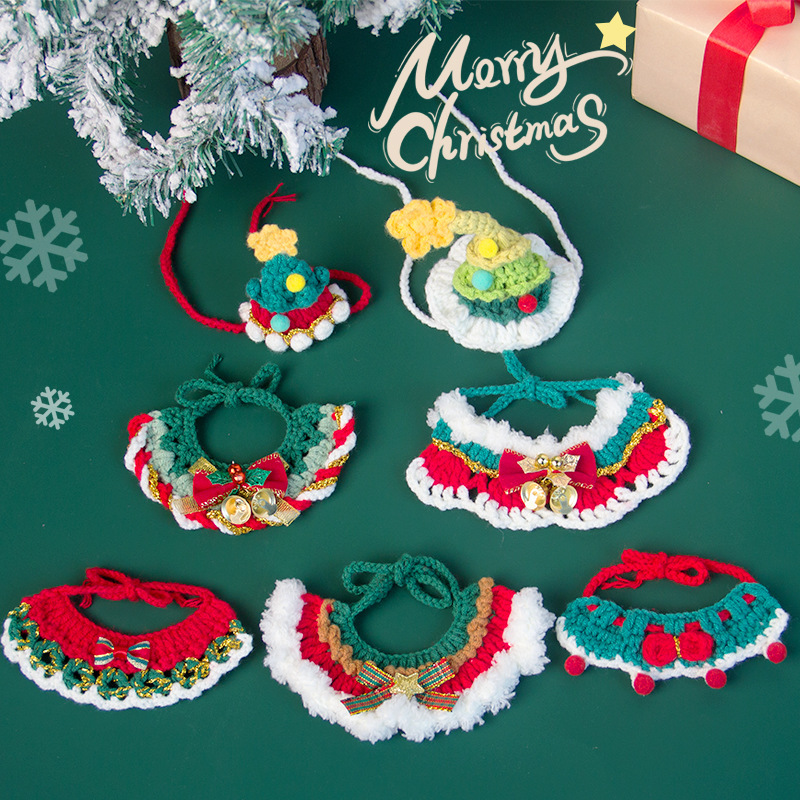 Christmas Baby Clothes Kt Cat Doll Labubu Christmas Clothes 10/20cm Doll Accessories Hand-Knitted Baby Clothes