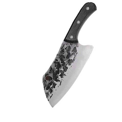 Hand-forged Hammered-Edge Slicing Knife, Household Sharp Meat Cutter, Women's Kitchen Knife, Chef's Knife, Dolphin Blade—Manufacturer