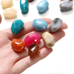 新しい diy ジュエリーアクセサリーアクリル菱形模造石ビーズ携帯電話ケースチェーン装飾ビーズペンダント