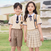 幼儿园园服夏装英伦学院风夏季校服套装班服小学生六一表演毕业照
