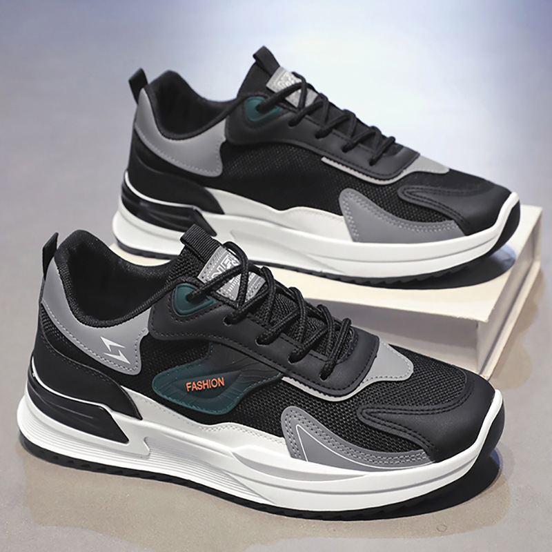 Agag zapatos de hombre primavera 2025 nuevos zapatos de malla transpirables zapatos de papá zapatos deportivos casuales de hombre zapatos de carrera juveniles image 3