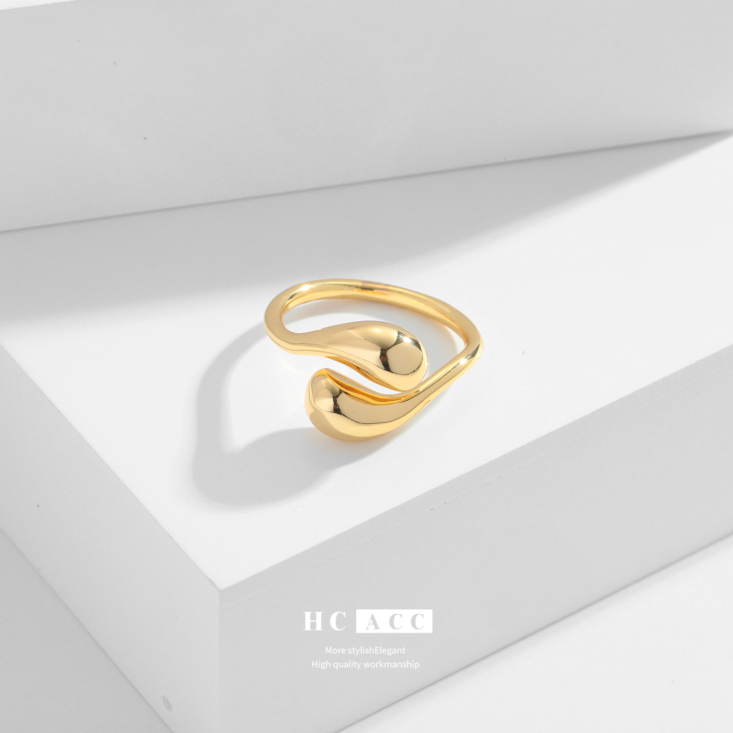 amazon-hot-sale-irregular-copper-plated-real-gold-opening-finger-ring-girl-design-high-grade-sense-ring-light-luxury-fashion