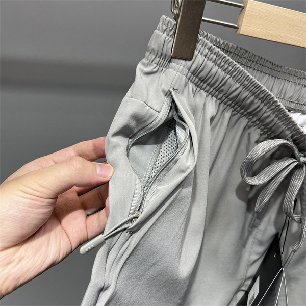 Summer light and thin sports solid color silk quick dry shorts for…