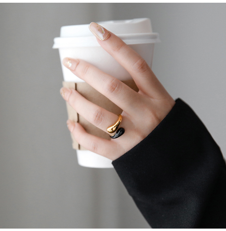 8g Weight Rings Classification 6, 7, 8 Ring Size 1 Piece Quantity Simple Style Color Block Stainless Steel Rings In Bulk