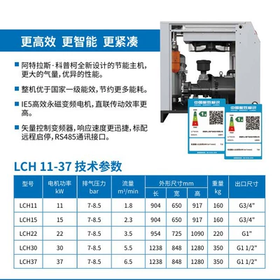 Lingefeng Permanent Magnet Variable: Hava kompressorları