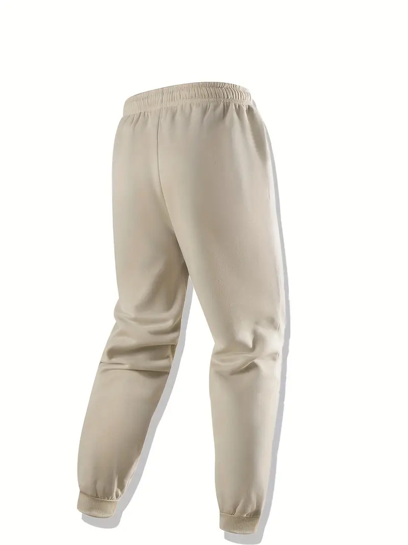 Transfronterizo tamaño europeo multi-pieza hombre moda ocio pantalones deportivos de invierno para correr pantalones deportivos de fitness pantalones de color sólido image 11