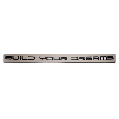 emblem, Seal front emblem, Yuan | Car logo - matte-black-replacement-build-your-dreams-logo-overseas-version-atto3-rear-replacement-part