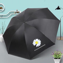 大量折叠雨伞结实男女太阳伞加厚黑胶遮阳雨伞防紫外线晴雨伞
