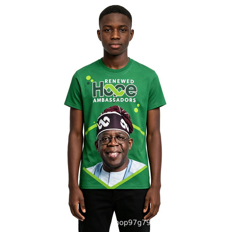 African APC party campaign t-shirts, full-body color portrait heat transfer printing, short sleeves, custom designs available upon request African APC party campaign t-shirts, full-body color portrait heat transfer printing, short sleeves, custom designs available upon request