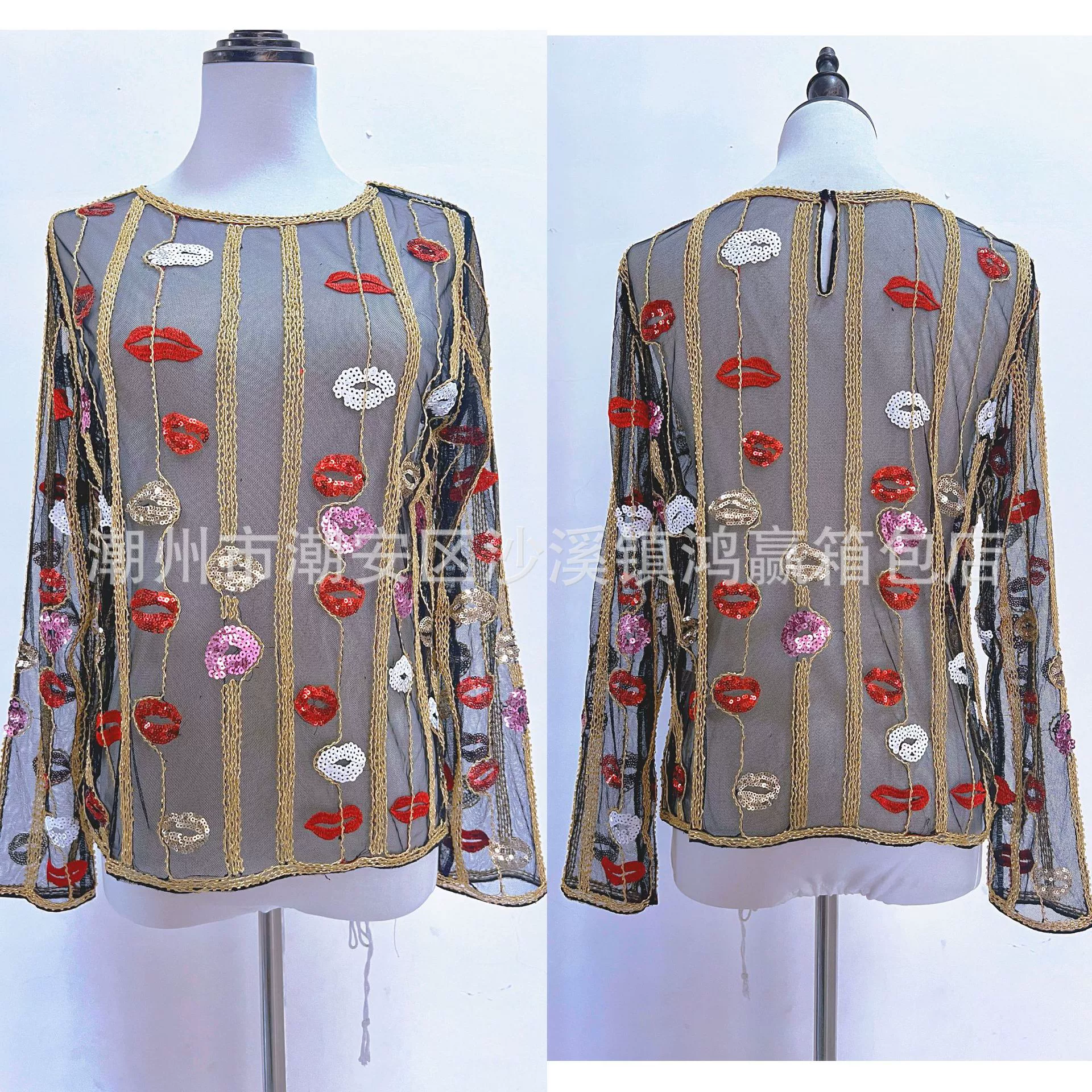 Трансграничная европейская и американская сексуальная перспектива с круглым вырезом