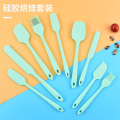 Wholesale Silicone Scraper Silicone Oil Brush Set Cake Frosting Spatula Baking Tools Cake Scraper Spatula