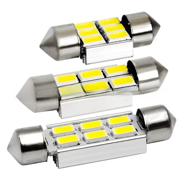 Double tip decoding light 5630-6smd car led special reading light 31MM 36MM 39mm interior light