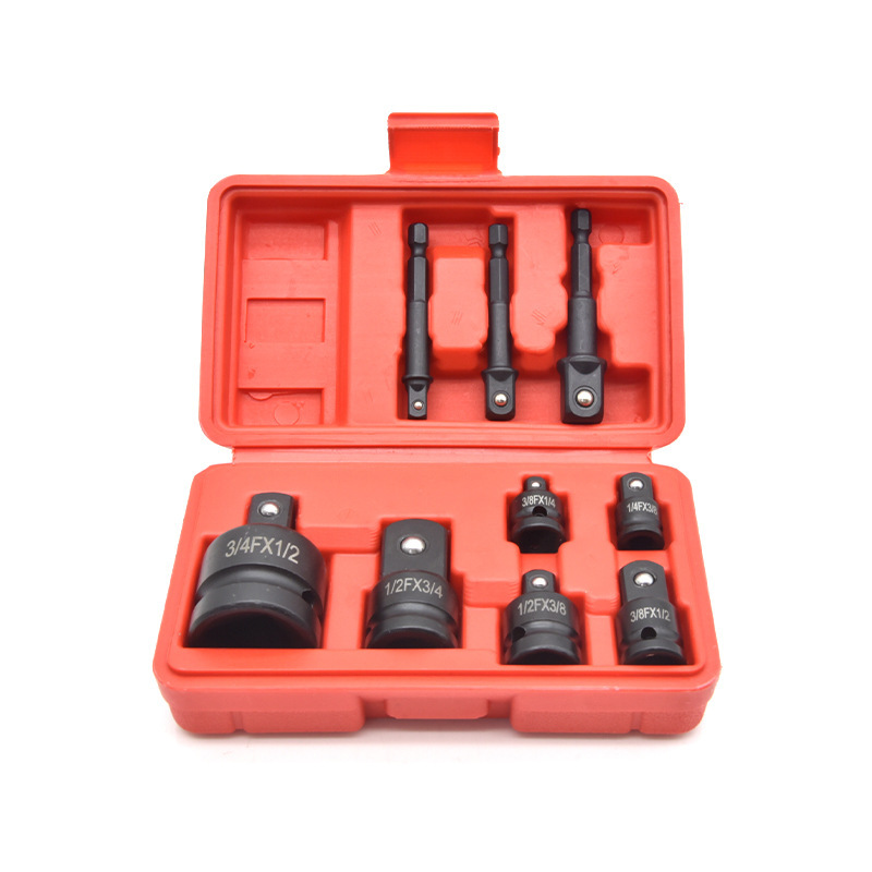 9件套转换接头组套气动变方套筒转换风炮套筒转换厂家头小变大