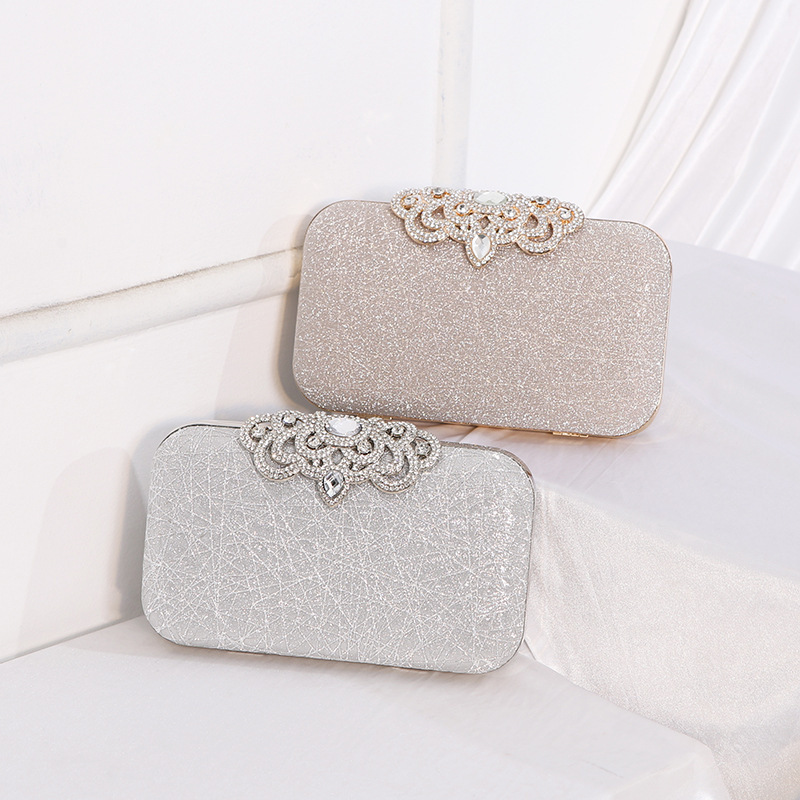Cross-border New Evening Bag All-match Woven Pattern Evening Bag Banquet Clutch Bag Women's Crossbody Small Square Bag Evening Bag