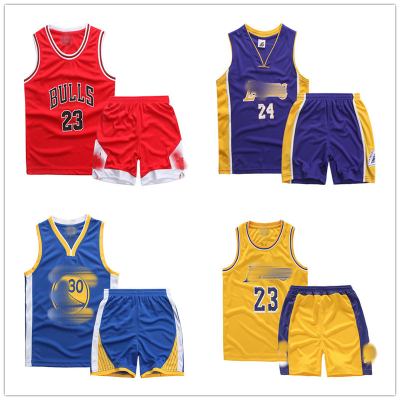 Children's basketball suit boy breathable sweat-absorbent Jersey 61 kindergarten primary and secondary school parent-child performance clothing wholesale Children's basketball suit boy breathable sweat-absorbent Jersey 61 kindergarten primary and secondary school parent-child performance clothing wholesale