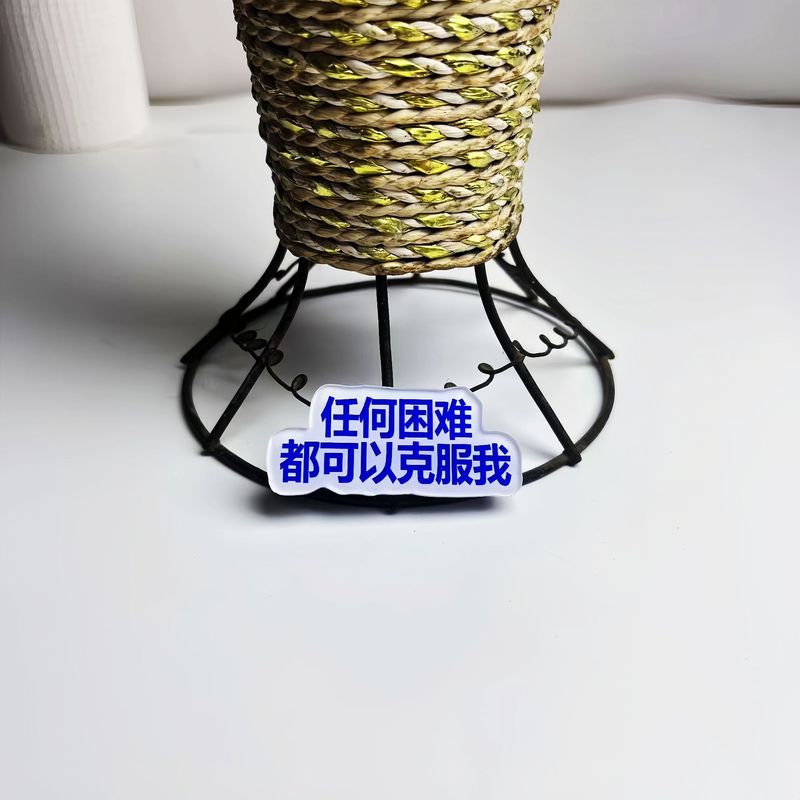 新款搞怪文字鸭嘴夹趣味可爱边夹个性碎发刘海夹地摊一元头饰发饰|undefined