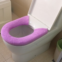Wholesale General Toilet Seat Cover Button Toilet Ring Square U-shaped Thick Large Plush Bidet Cover Home Toilet Ring