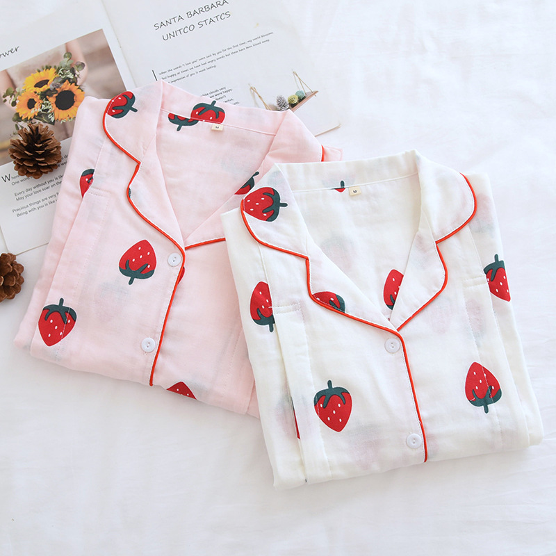 A variety of spring and autumn summer double-layer cotton gauze monthly clothing pregnant women postpartum nursing clothing breathable sweat-absorbent nursing clothing substitute hair
