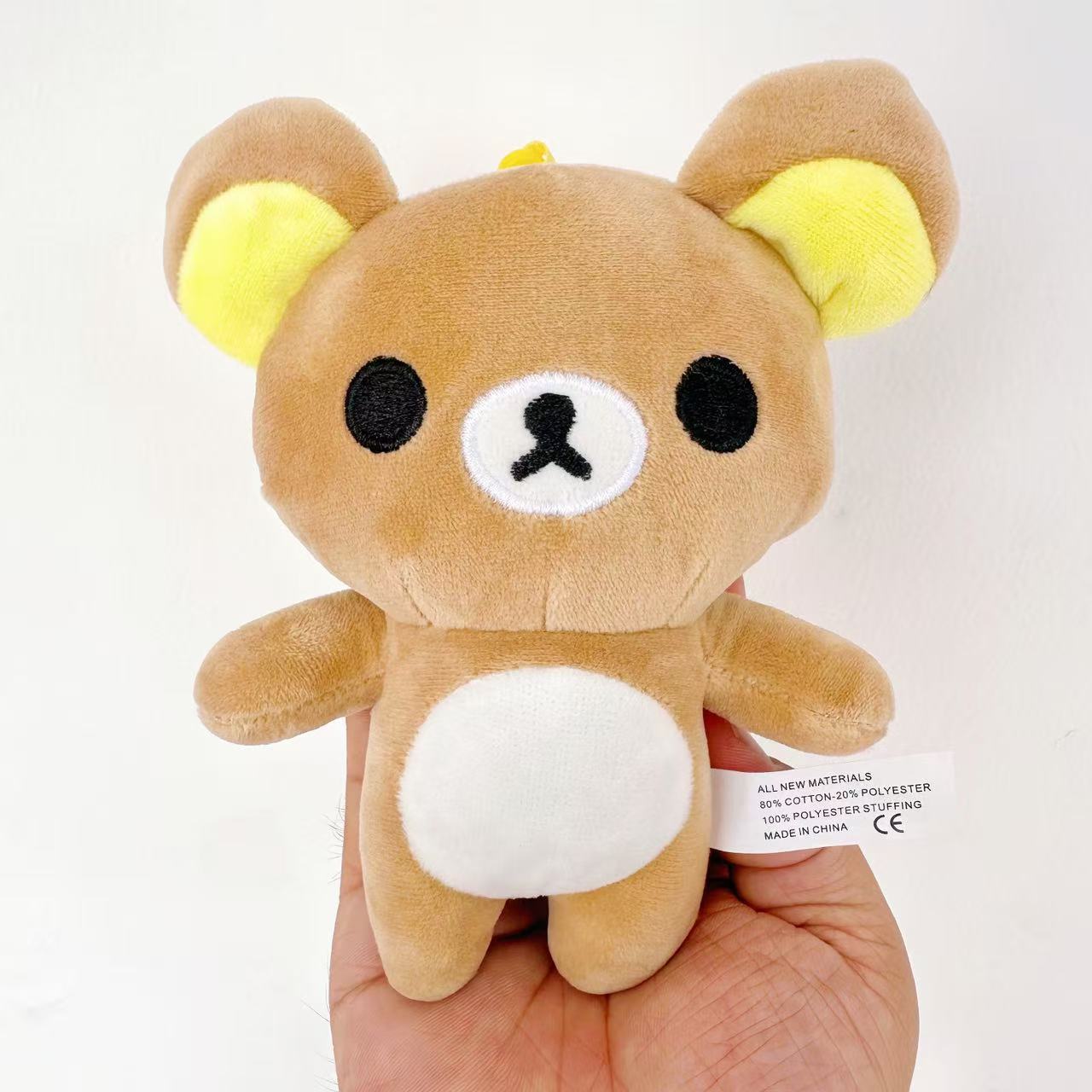 Japanese Best-Selling Rilakkuma Plush Pendant Toy, Hugging Bear Couple Doll, Bouquet Doll Wholesale