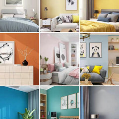 Self-adhesive PVC wallpaper, waterproof and moisture-resistant, Morandi solid color plain, suitable for living room, warm bedroom, dormitory renovation wallpaper