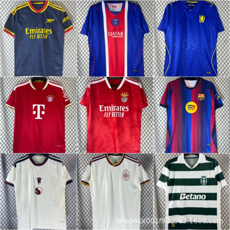 2627 New Club Thai Version Jersey Spain Arsenal Barcelona Match Uniform Lightweight Breathable SF Express Delivery 2627 New Club Thai Version Jersey Spain Arsenal Barcelona Match Uniform Lightweight Breathable SF Express Delivery