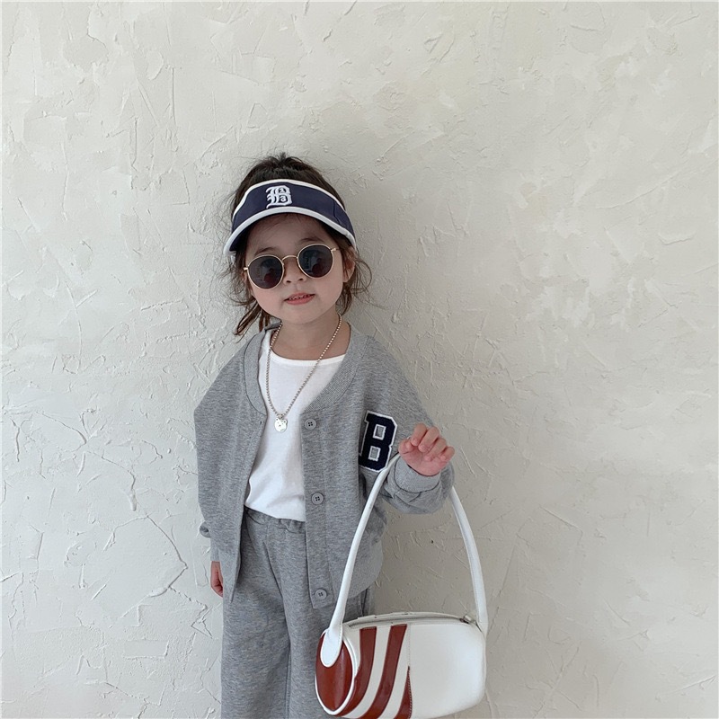 Korean Children's Casual 2023 Autumn New Product Baby Fashionable Sports Two Piece Set for Boys and Girls Fashion_voghion.com
