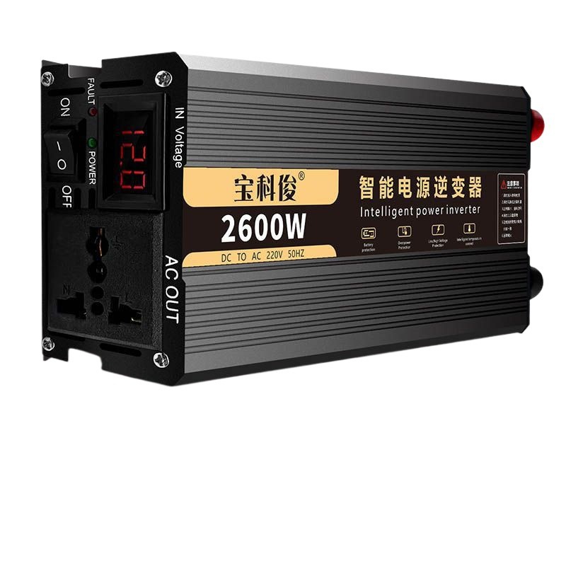 Invertidor de onda sinusoidal pura 12v24v 220v convertidor de batería de camión doméstico convertidor de alimentación de alta potencia