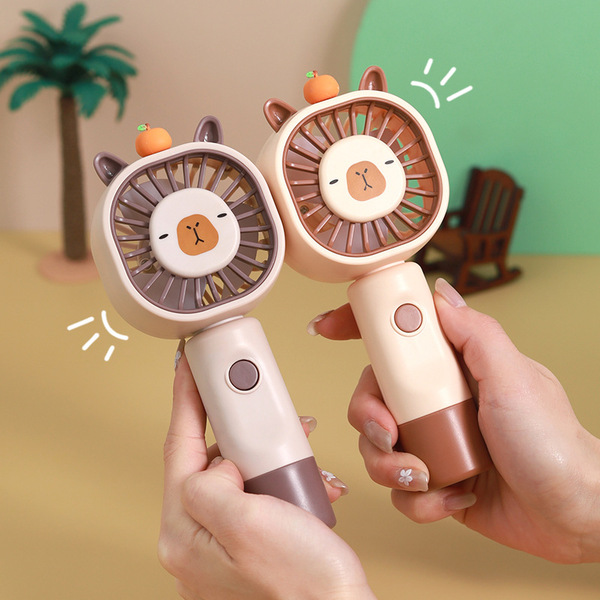 Handheld small lightweight air fan for students for traveling