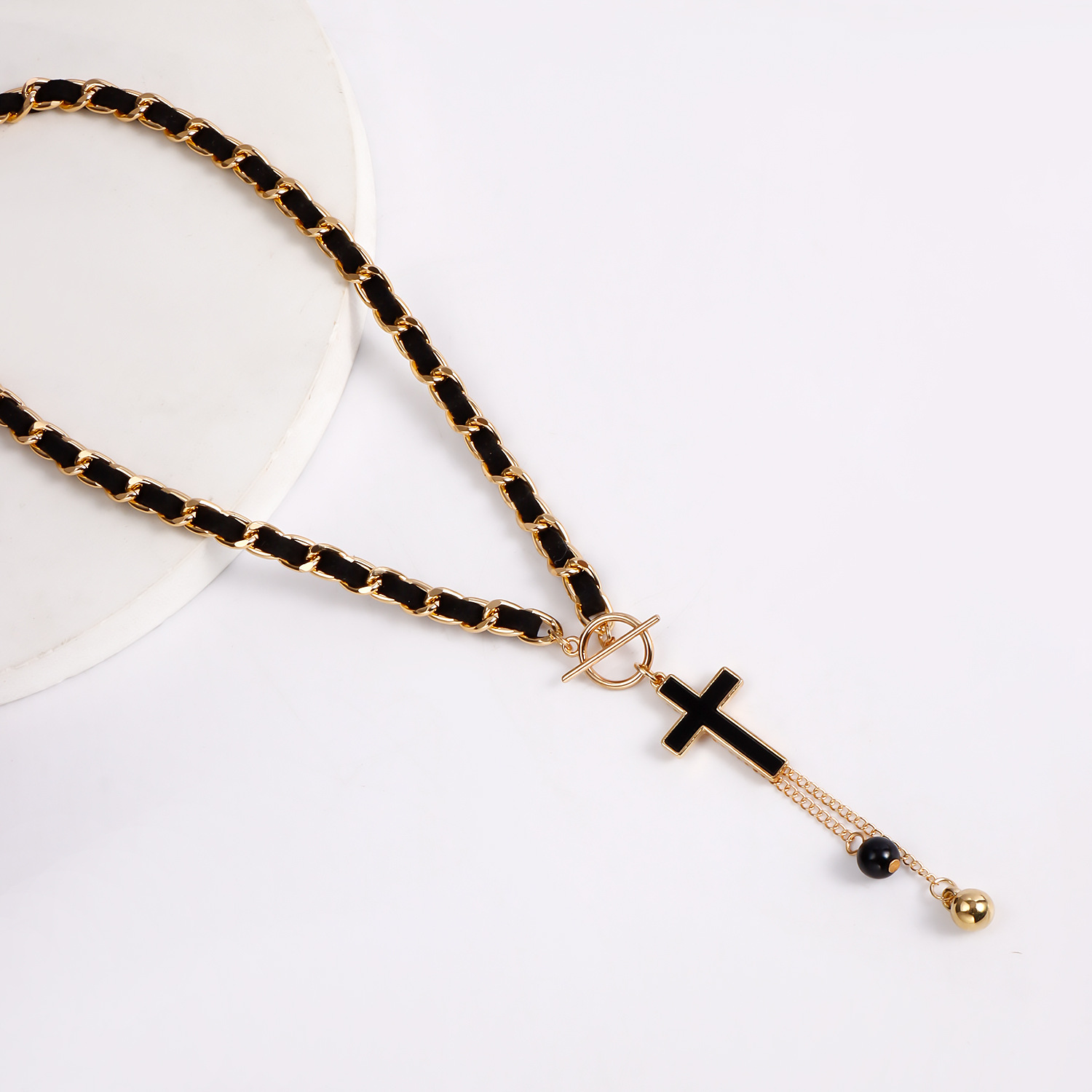 Collana con ciondolo per donna Collana girocollo in velluto nero Regali per la festa della mamma per la mamma Collana con nappa a forma di cuore e stella_voghion.com