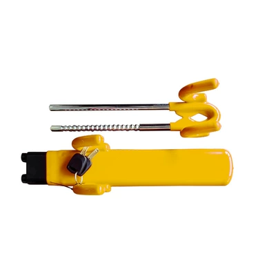 anti-theft lock retractable car – Car lock - yellow-solid-version