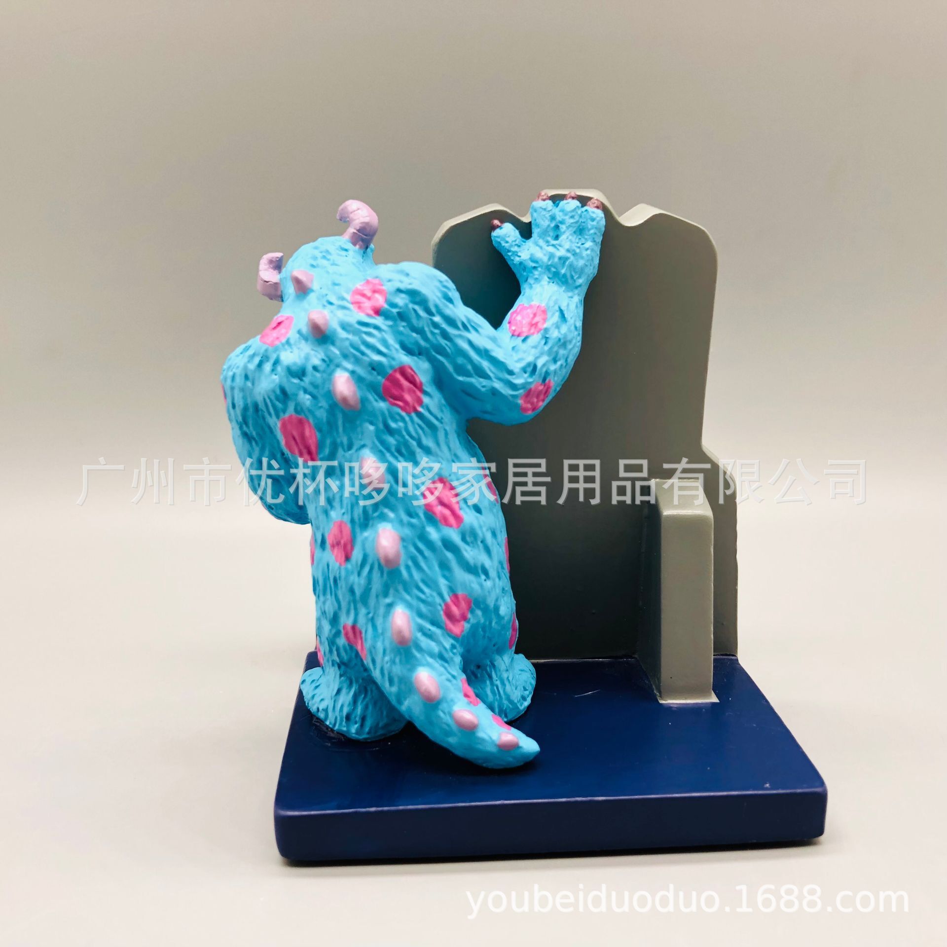 Monster University Sullivan teléfono móvil soporte ojo grande compañía de energía Pelo Largo monstruo modelo Muñeca de dibujos animados