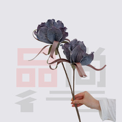 Eva発泡花双頭牡丹偽花一本生け花素材メーカー直販家庭ソフト装飾
