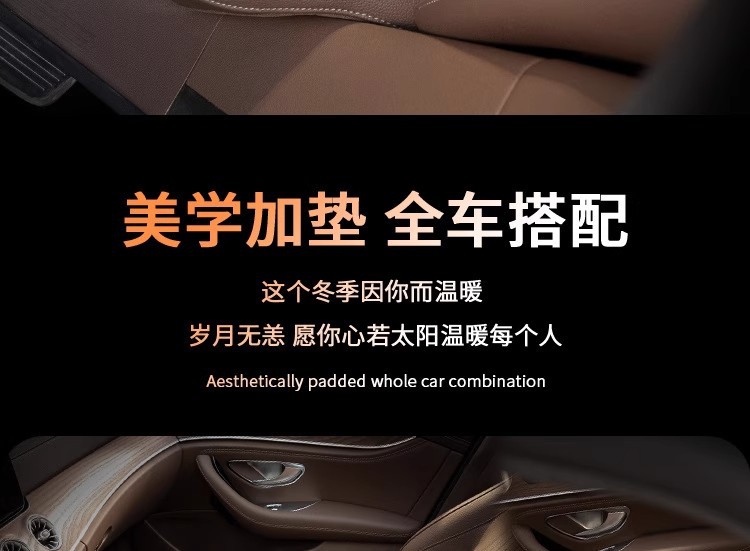 Suitable for Great Wall Haval H2, Haval H6, H5, M2, M4, H8, H7 cars, winter flannel seat cushion with heat retention and temperature locking