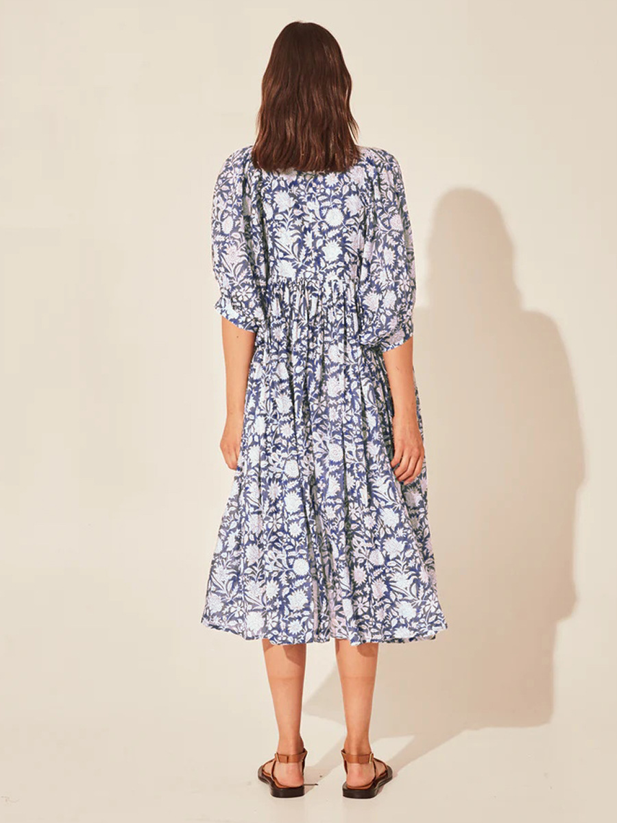 Floral Loose Half Sleeve Summer Dress - Dresses - Uniqistic.com