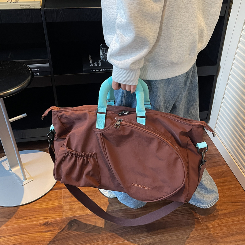 羽毛球包高颜值网球包女单肩运动健身斜挎包便携球拍大容量手提包