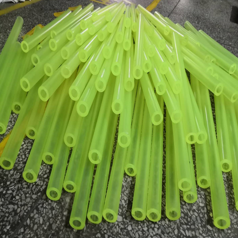 聚氨酯PU管耐用 优力胶空心管 聚氨酯管耐磨牛筋管聚氨酯背胶加工