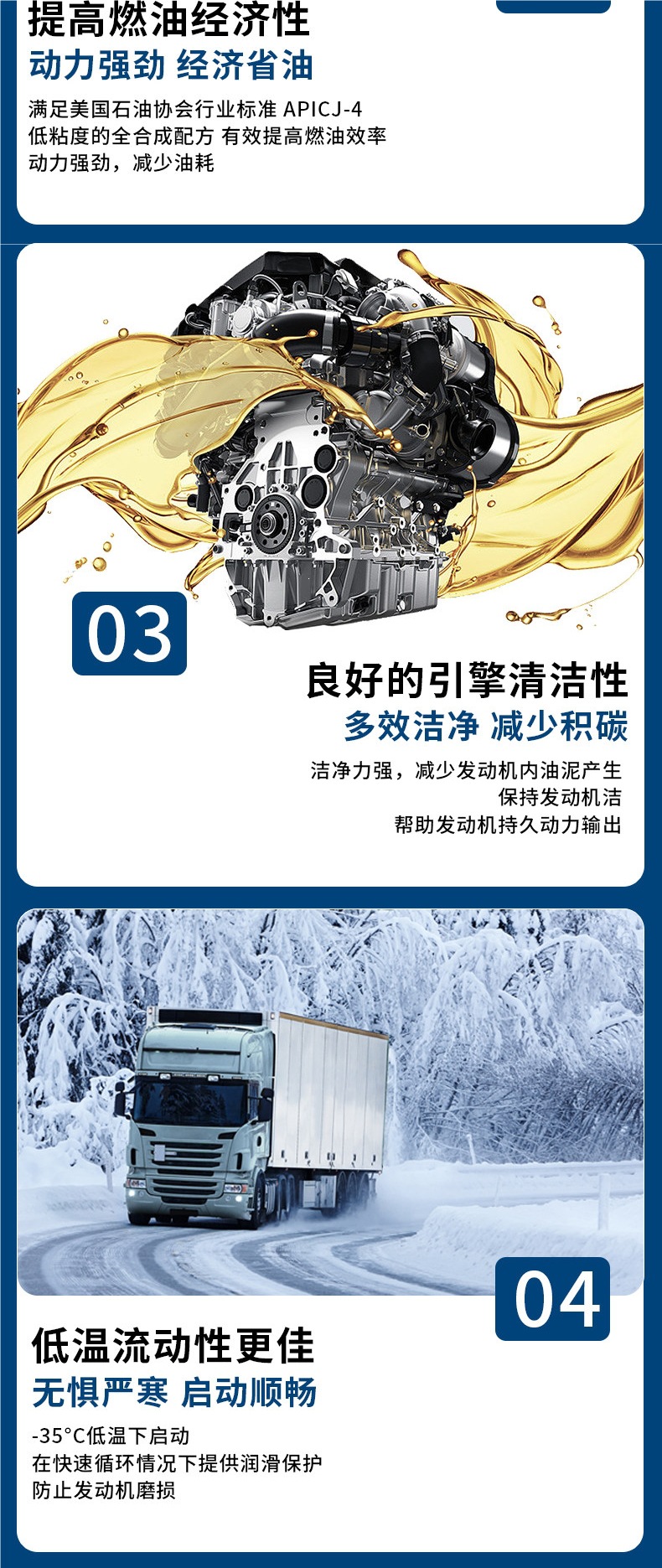 Genuine fully synthetic engine oil 15W-40 diesel engine oil 20W-50 for trucks and agricultural vehicles, suitable for all seasons, others