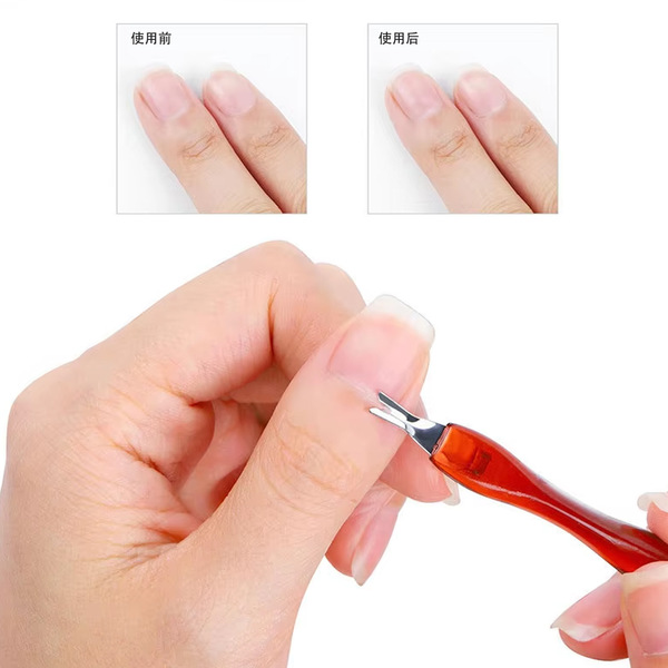 exfoliating multicoloured manicure tools set for manicure for nails