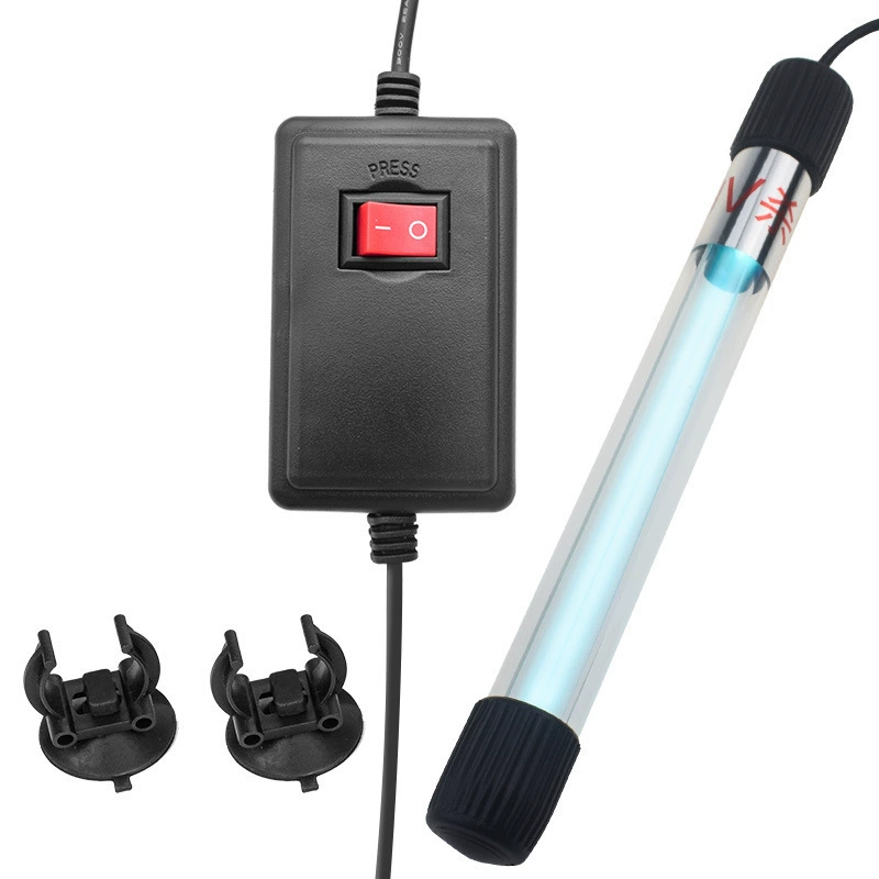 Aquarium, underwater sterilisation lamp