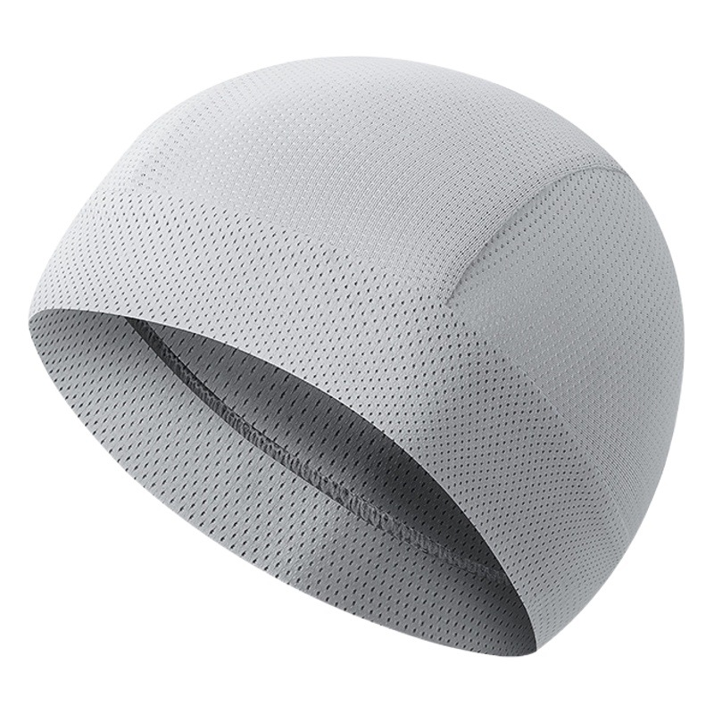Outdoor Cycling Quick-Drying Cap, Windproof and Sun Protection Sports Cap, Ice Silk Breathable Hood, Bicycle Helmet Liner