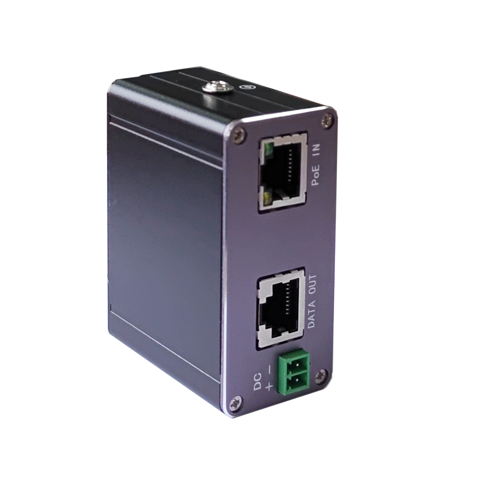 25W изоляционный PoE-сплиттер (PD25A-GL), индустриальный, для монтажа на DIN‑рейку / стену / столешницу
