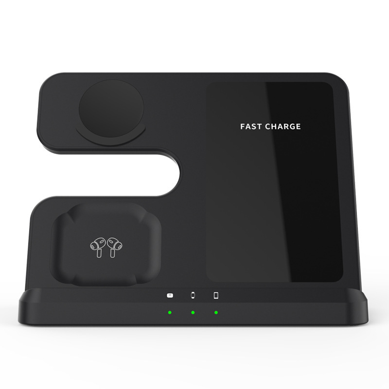 Tres en uno cargador inalámbrico multi-función soporte de carga rápida de escritorio adecuado para Samsung teléfono móvil reloj auricular base