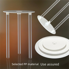 Double-layer Piling Tool for Baking, 4/6/8/10-inch Multi-Stack Cake Stand with Floating Design, Ideal for Securing Cake Straws