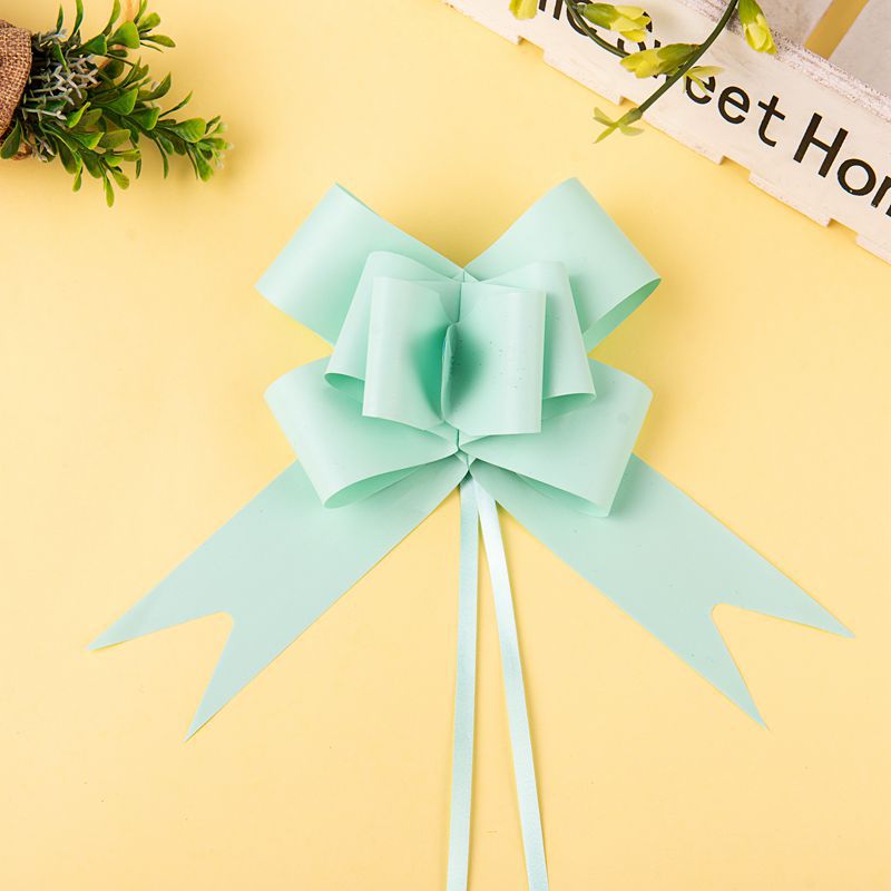 Venta al por mayor grande 50 elegante color sólido arco mano tire flor boda suministros boda coche regalo flor decoración flor dibujo