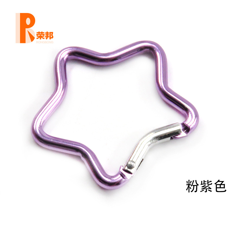 일반 다섯개 별 핑크와 퍼플