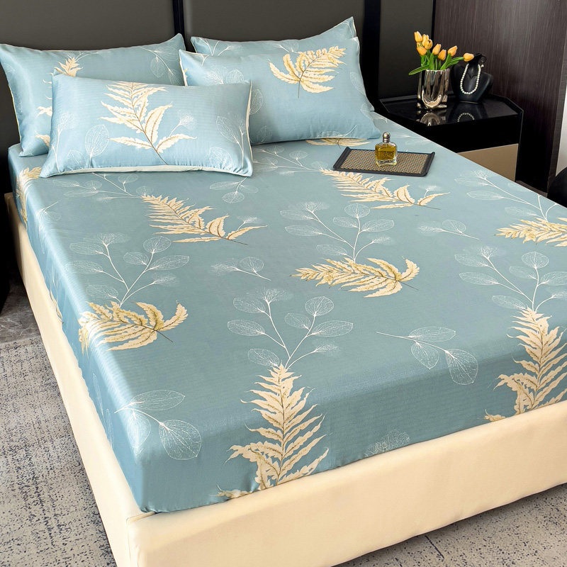 Cama de hielo de verano, cama desnuda de lujo ligera, cubierta de protección de colchón todo incluido, cubierta de cama de hielo lavada con agua. image 6